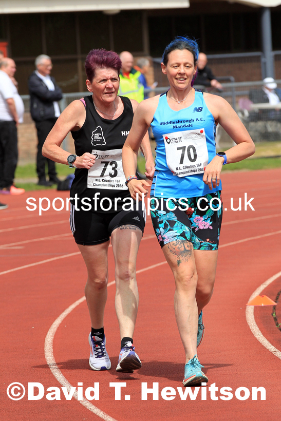 2022 North Eastern Counties AA 10000 metres Champs., Chester le Street, Sat,. May 21st. Photo: David T. Hewitson/Sports for All Pics